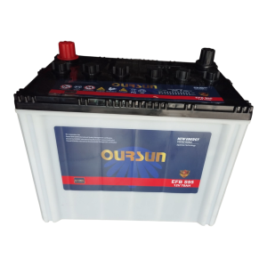 Oursun EFB S95 12V 70Ah 750CCA car battery for Toyota Harrier Hybrid, Nissan Serena, Honda CR-V, and Mazda CX-5